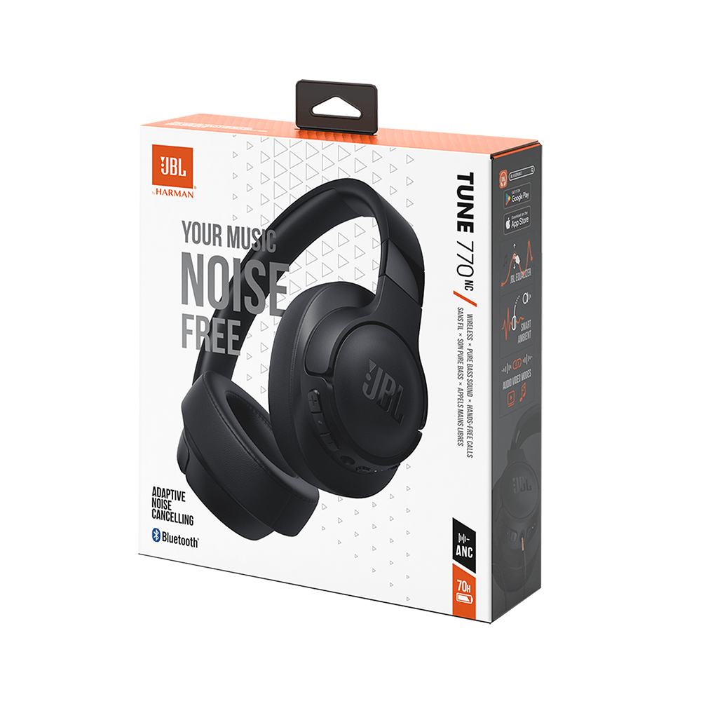 JBL Tune 770NC Bluetooth Headphone - Black - Kimo Store