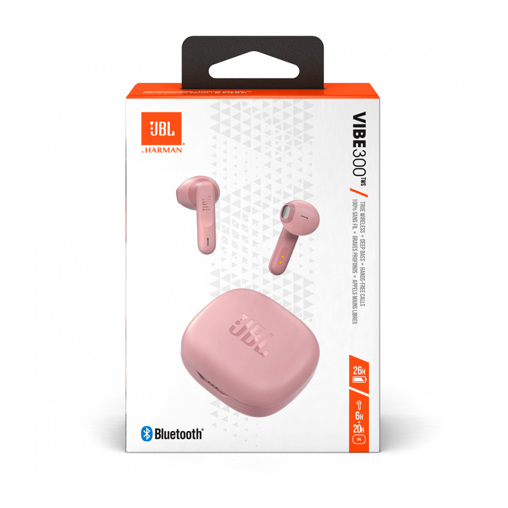 JBL Vibe 300TWS True Wireless Earbuds - Pink - Kimo Store