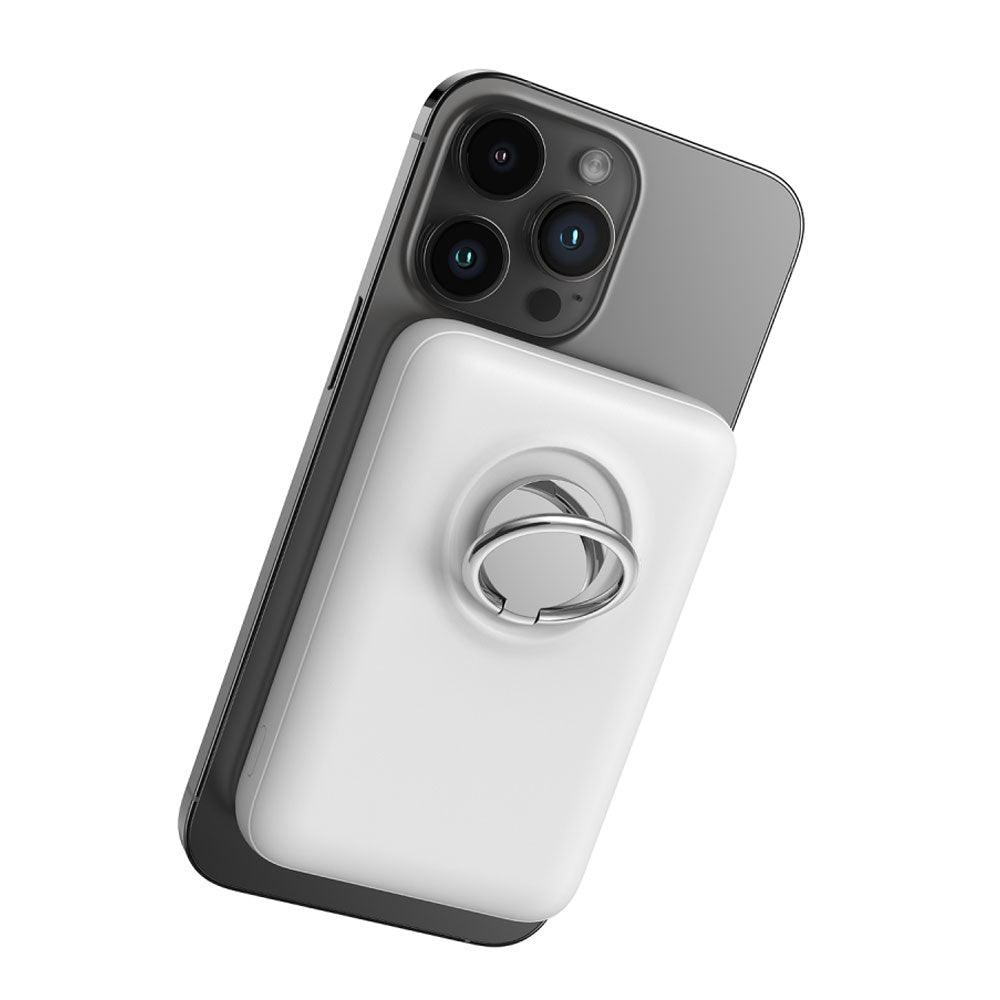 Joyroom JR-W050 Magnetic Wireless Power Bank with Ring Holder USB + Type-C 20W 