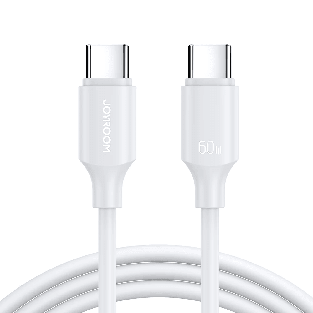 Joyroom S-CC060A9 Type-C To Type-C Cable 60W Fast Charging 1m - White