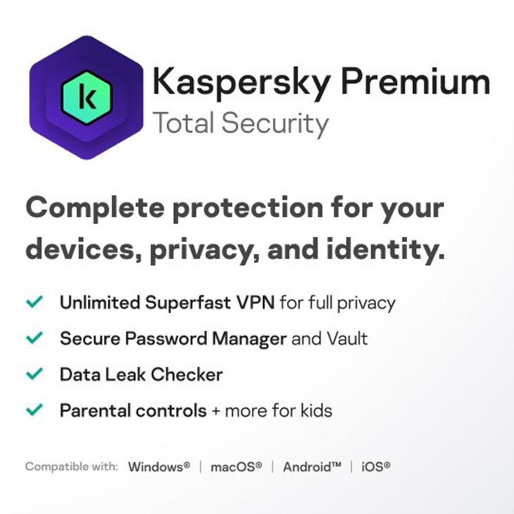 برنامج حمايه شامله من كاسبيرسكي Premium Protection لجهاز واحد