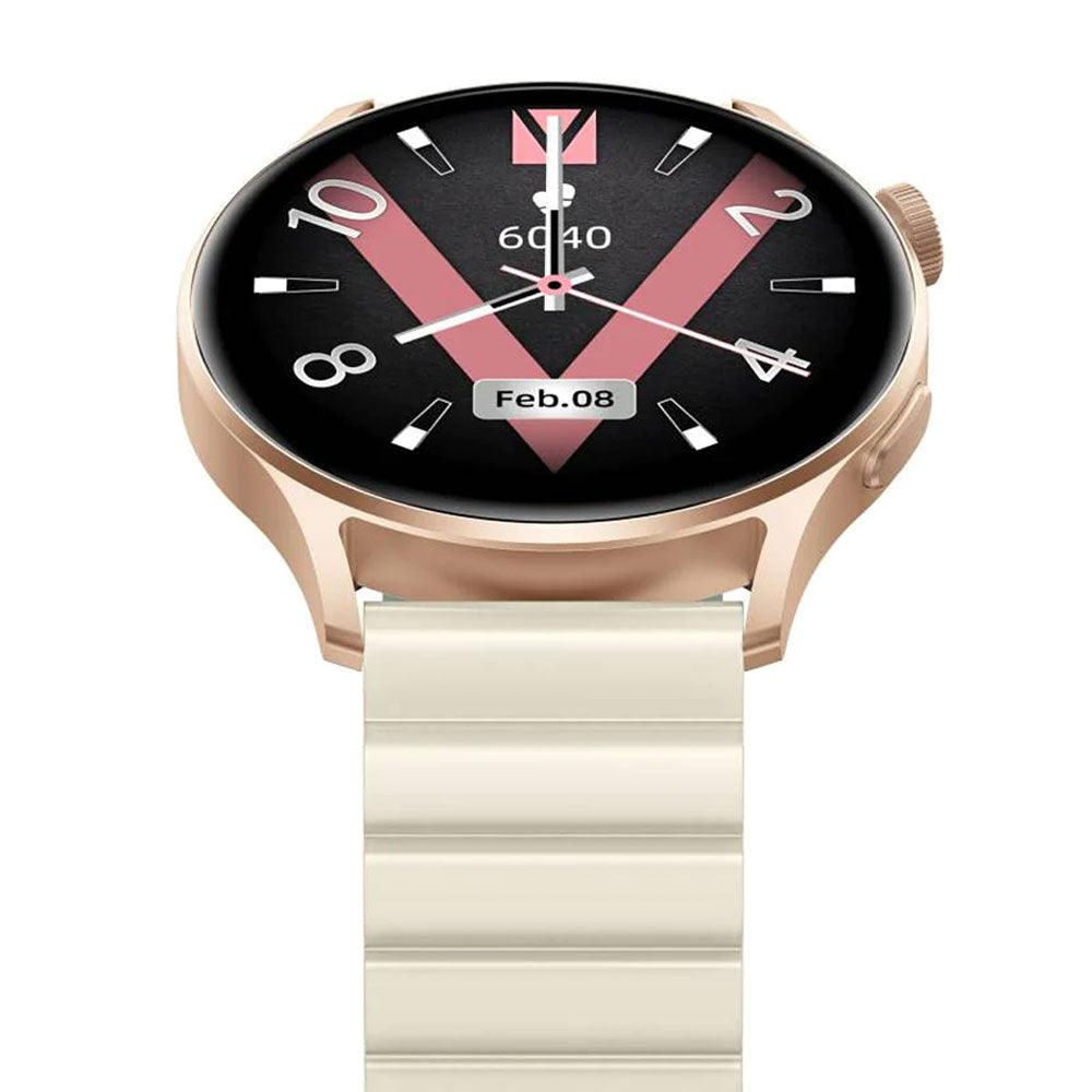 Smart Watch With Khaki x Mint Strap