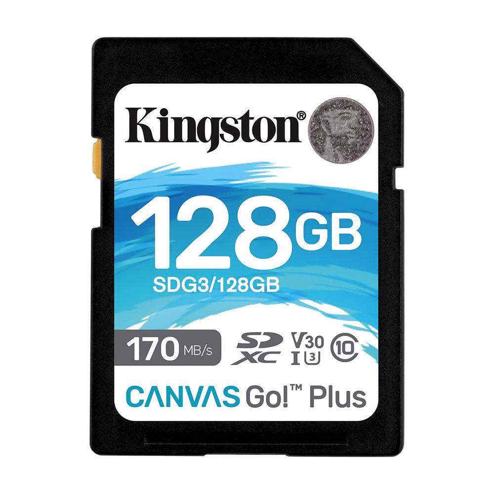 Kingston Canvas Go Plus SDG3 128GB Class 10 SDXC Memory Card