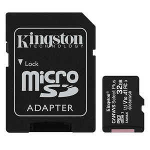 ميمورى كارد كينجستون 32 جيجابايت Canvas Select Plus Class 10 Micro SD