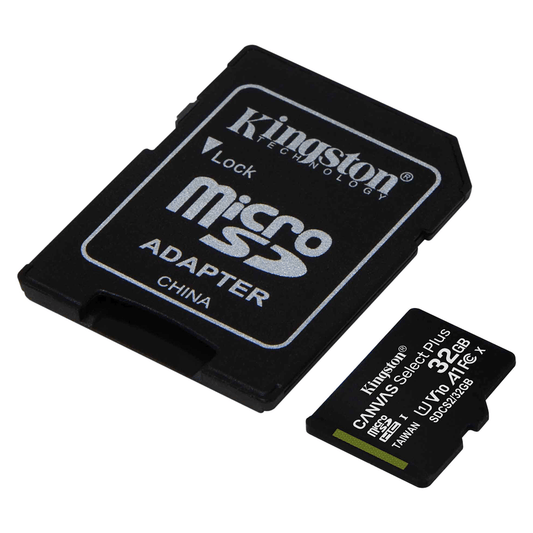 ميمورى كارد كينجستون 32 جيجابايت Canvas Select Plus Class 10 Micro SD