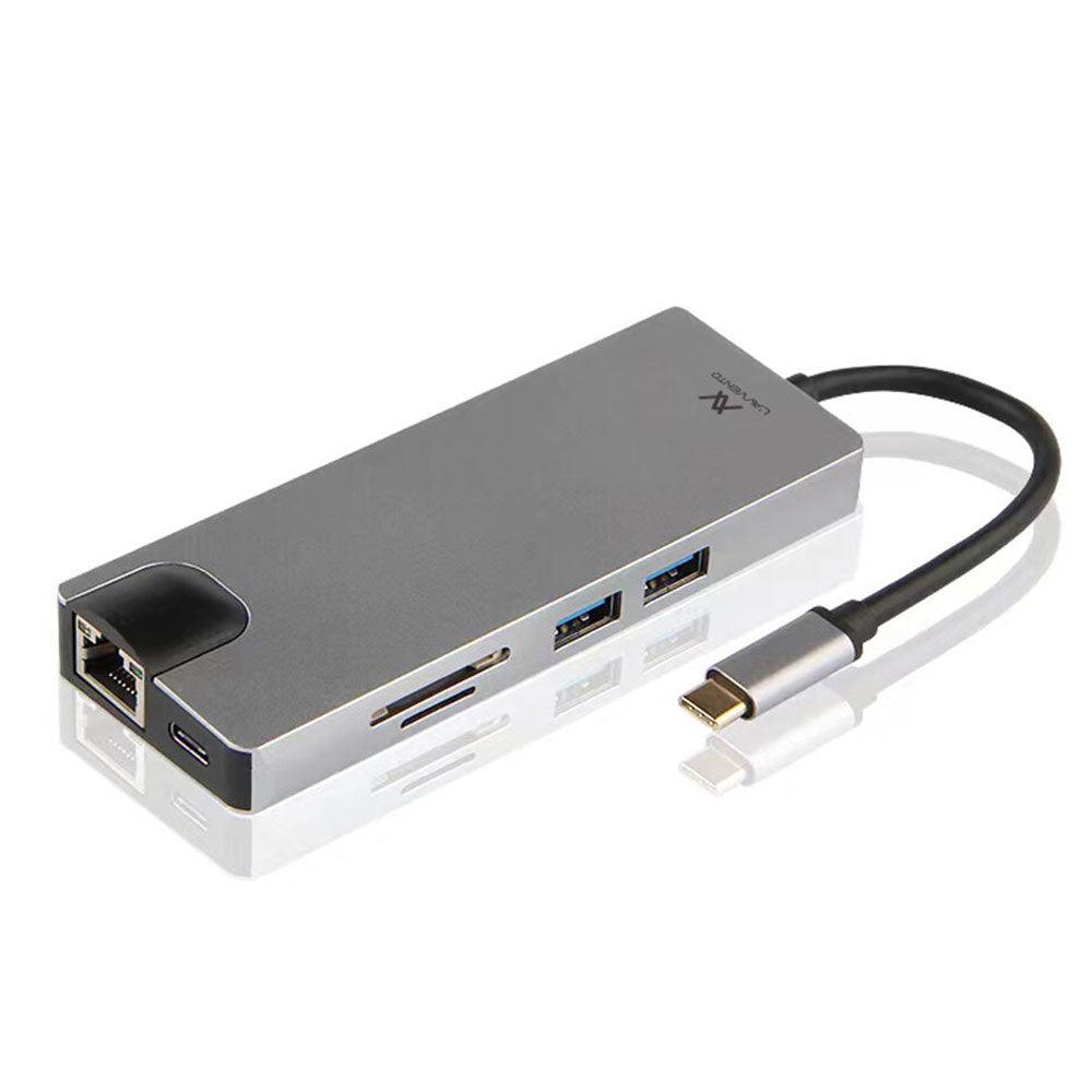 Lavvento US017 8in1 Type-C 4K HUB Converter