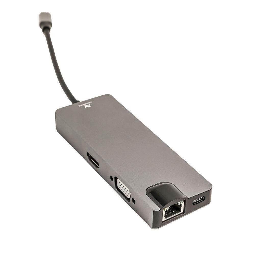 Lavvento-US017-8In1-Type-C-To-HDMI_-VGA_PD-Type-C_2USB-3.0_-SD-TF-Card_-RJ45-HUB-4K-Converter-4