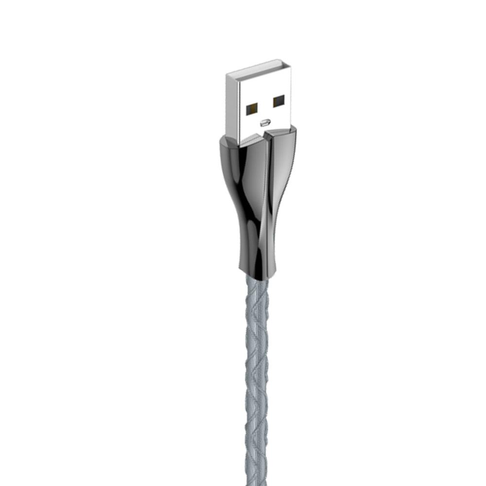 LdnioLS461USBToLightningCable2.4AFastCharging1m-Grey_3