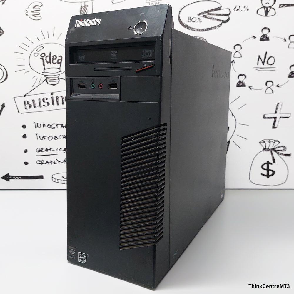 كمبيوتر تاور لينوفو ThinkCentre M83/M73 (انتل كور I5-4430s - رام 8 جيجابايت DDR3 - انتل HD جرافيكس - DVD RW) استعمال خارج