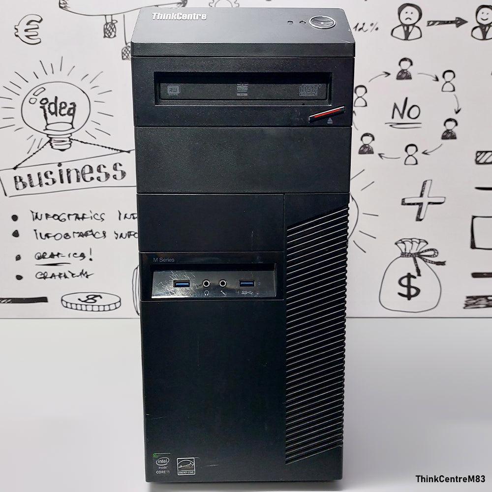 كمبيوتر تاور لينوفو ThinkCentre M83/M73 (انتل كور I5-4430s - رام 8 جيجابايت DDR3 - انتل HD جرافيكس - DVD RW) استعمال خارج
