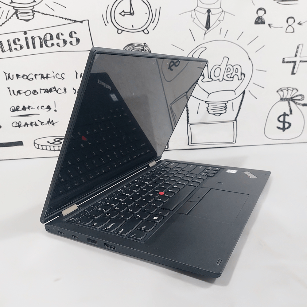 Lenovo ThinkPad L390 Yoga Laptop (Intel Core i5-8365U - 8GB DDR4 - M.2 256GB - Intel HD Graphics - 13.3 Inch HD Touchscreen 360 - Cam) Original Used - Kimo Store