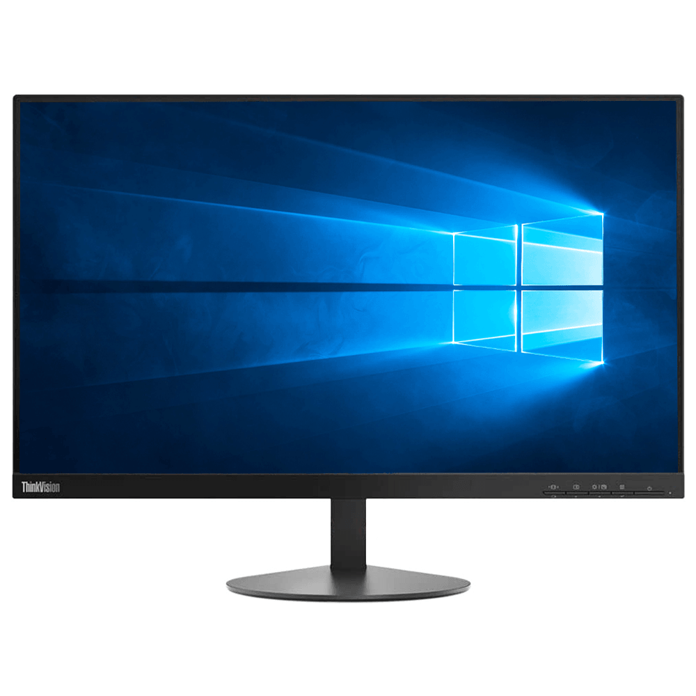 Thinkvision Computer Monitor Lenovo ThinkVision S24E-10 24 Inch IPS WLED FHD HDMI Frameless Monitor ...