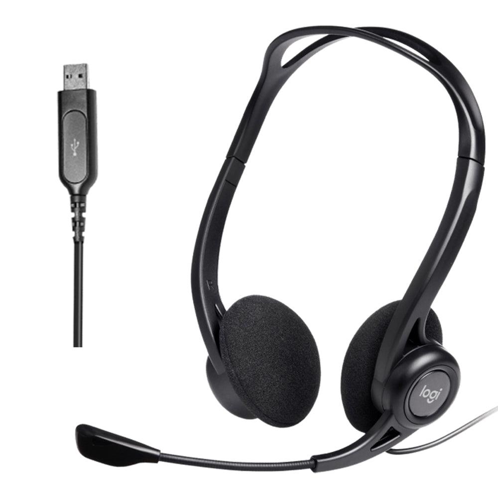 Logitech 960 USB Headset With Noise-Cancelling Mic
