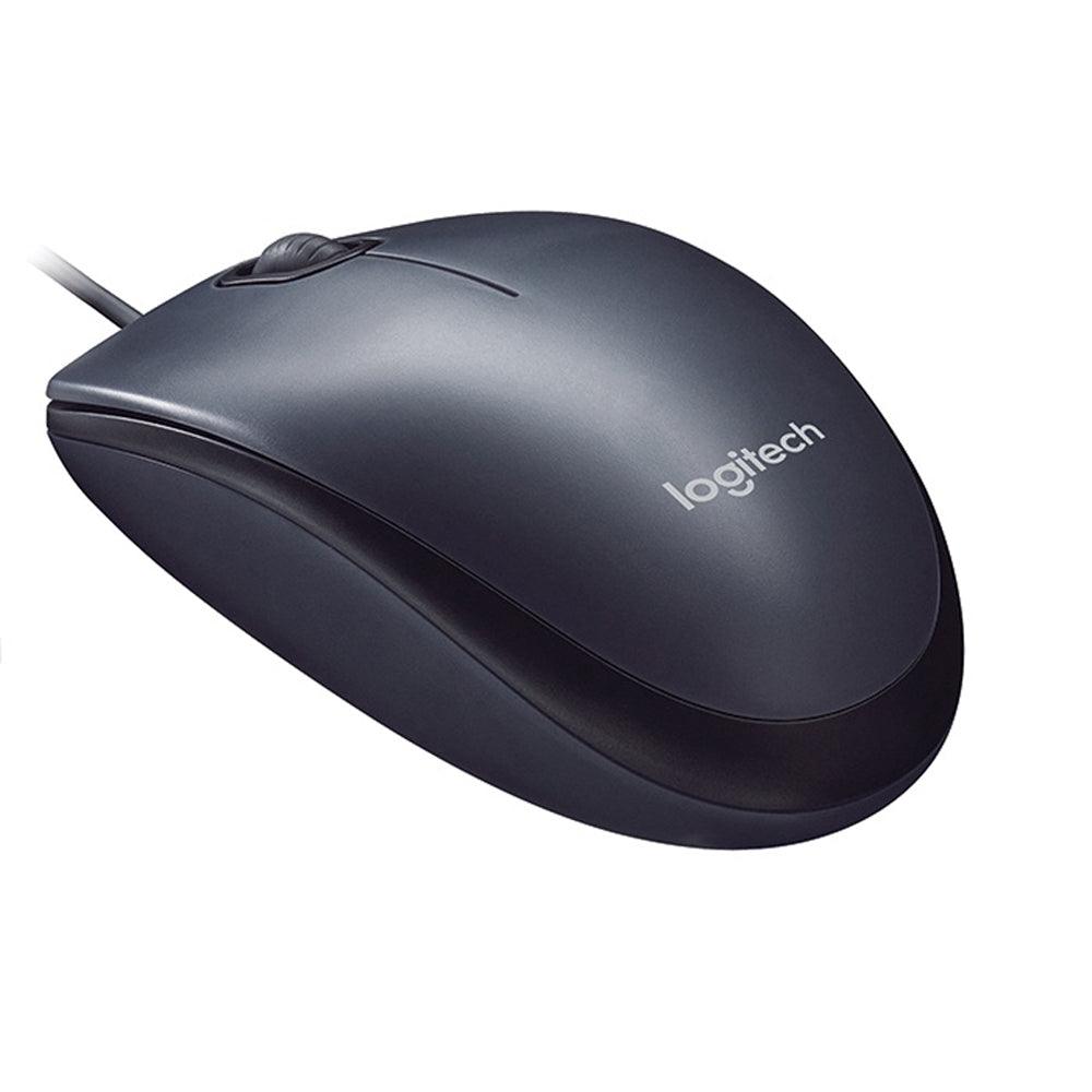 Logitech M90 Wired Mouse 1000Dpi - Gray