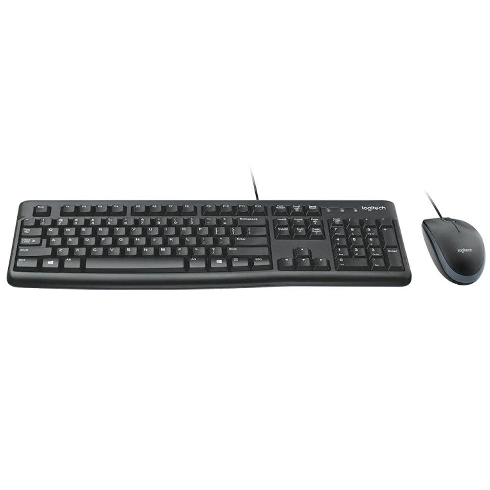 Logitech Mk120 Wired Keyboard + Mouse Combo