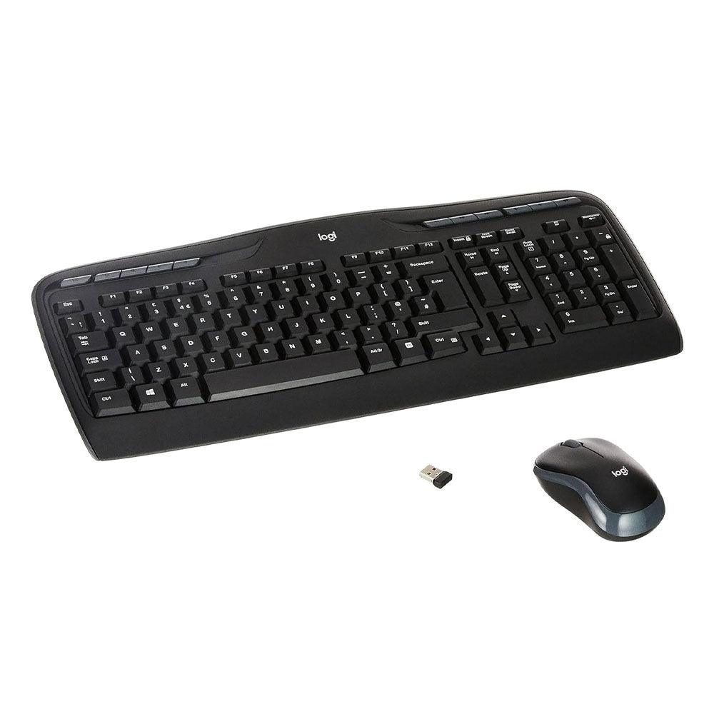 Logitech MK330 Wireless Keyboard + Mouse Combo English & Arabic - Kimo Store