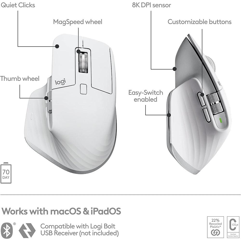 Logitech Mx Master 3S Bluetooth Wireless Mouse 8000Dpi - Kimo Store
