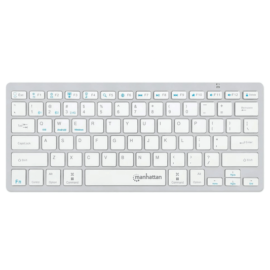 Manhattan KB-03-W Ultra Slim Dual Mode Wireless Keyboard English & Arabic