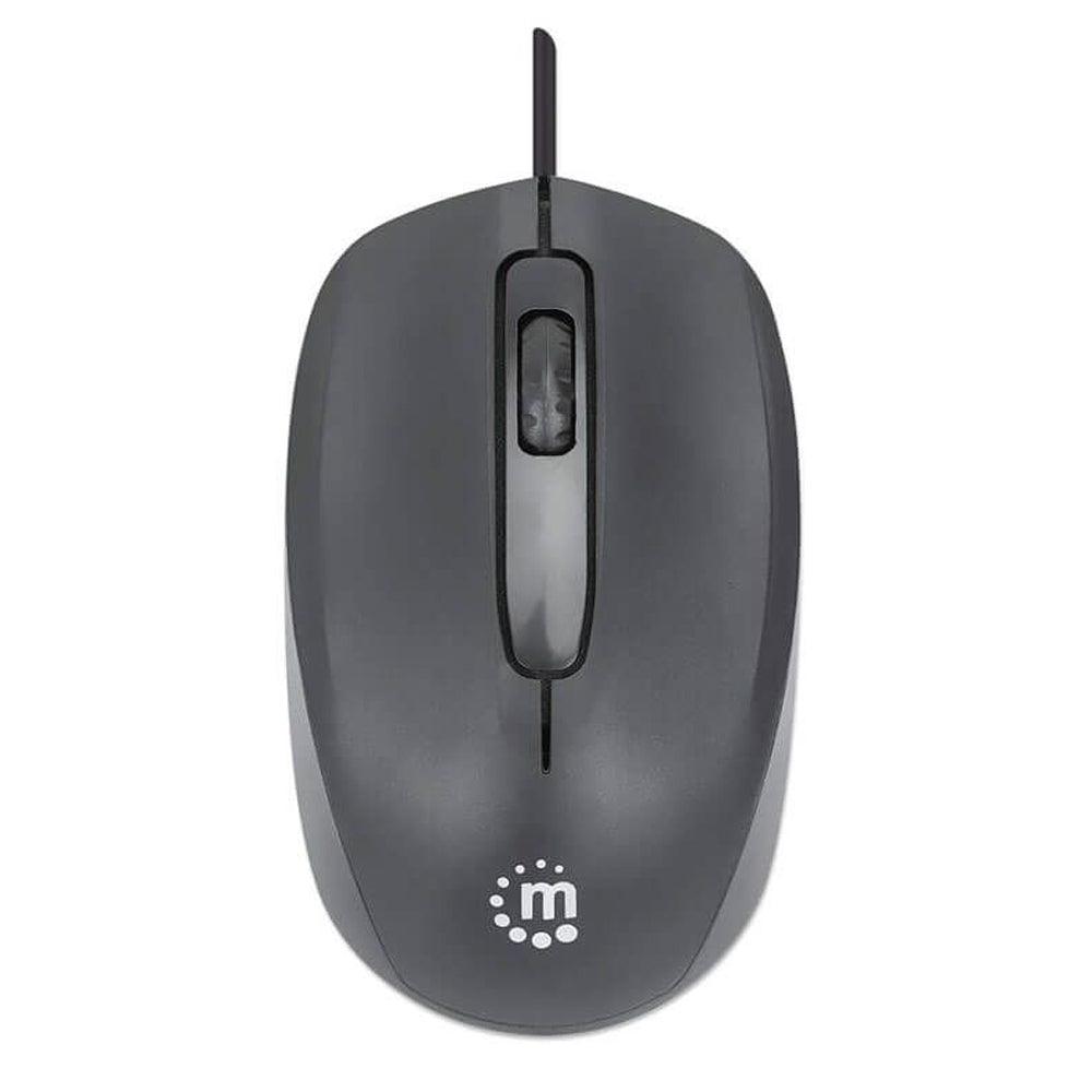 Manhattan MO707 Comfort II Wired Mouse 1000Dpi