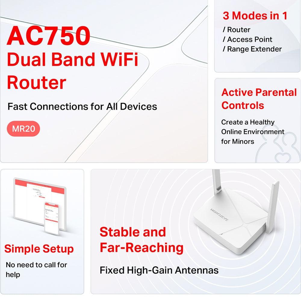 Mercusys MR20 Access Point 3 Port 