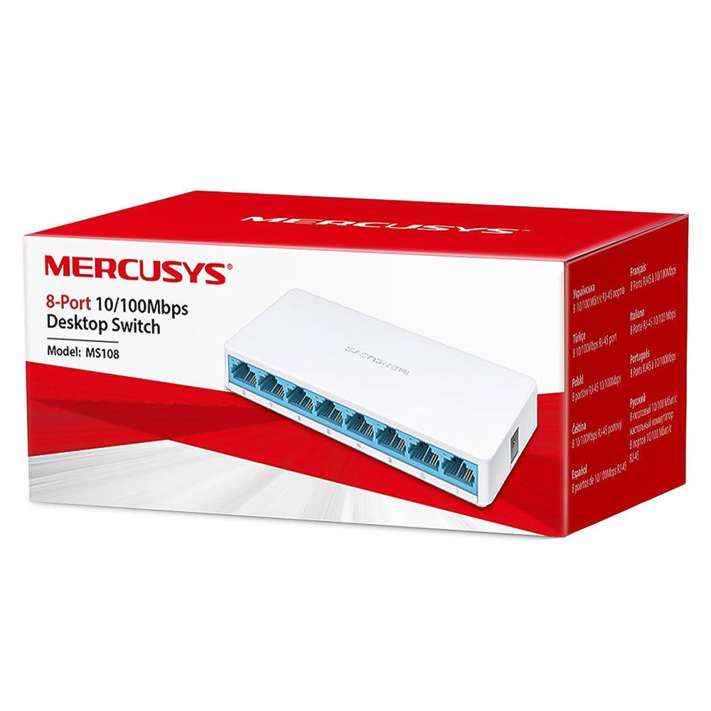 Mercusys MS108 Unmanaged Desktop Switch 8 Ports 10/100Mpbs - Kimo Store