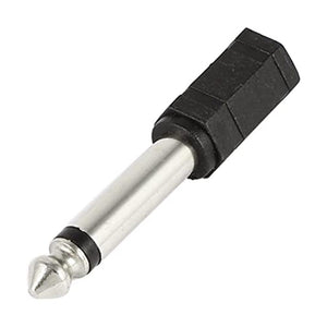Mic 6.35mm Male To 3.5mm Female Converter