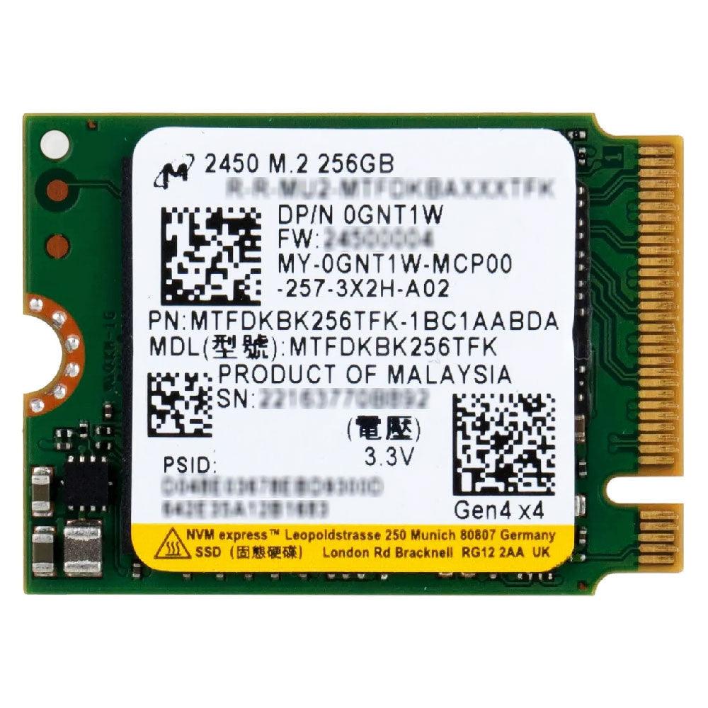 Micron MTFDKBA256TFK 256GB NVMe 2230 PCIe M.2 SSD (Original Used) - Kimo Store