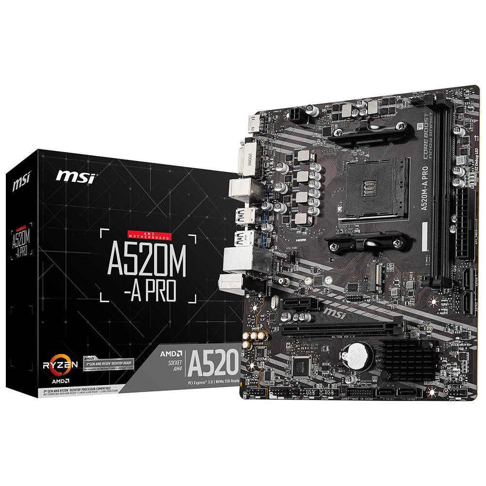 MSI A520M-A Pro Motherboard AM4