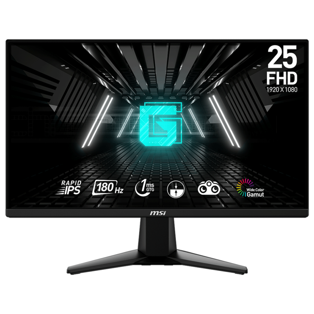 MSI G255F 25 Inch LED IPS FHD Frameless Gaming Monitor 180Hz