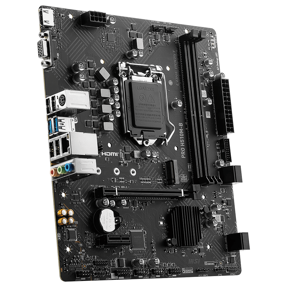 MSI PRO H510M-B Motherboard LGA 1200 + Intel Core i3-10105F Processor LGA 1200 Tray - Kimo Store