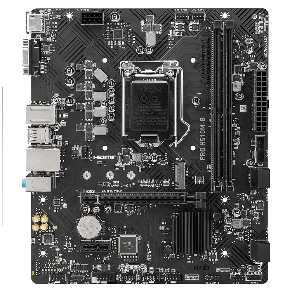 MSI PRO H510M-B Motherboard LGA 1200 + Intel Core i3-10105F Processor LGA 1200 Tray - Kimo Store