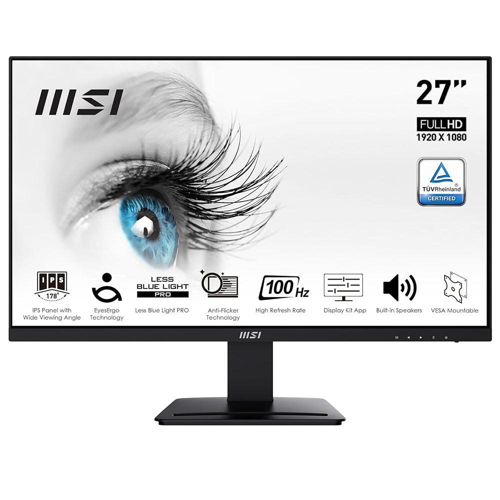 MSI Pro MP273A 27 Inch IPS LED FHD Monitor 100Hz