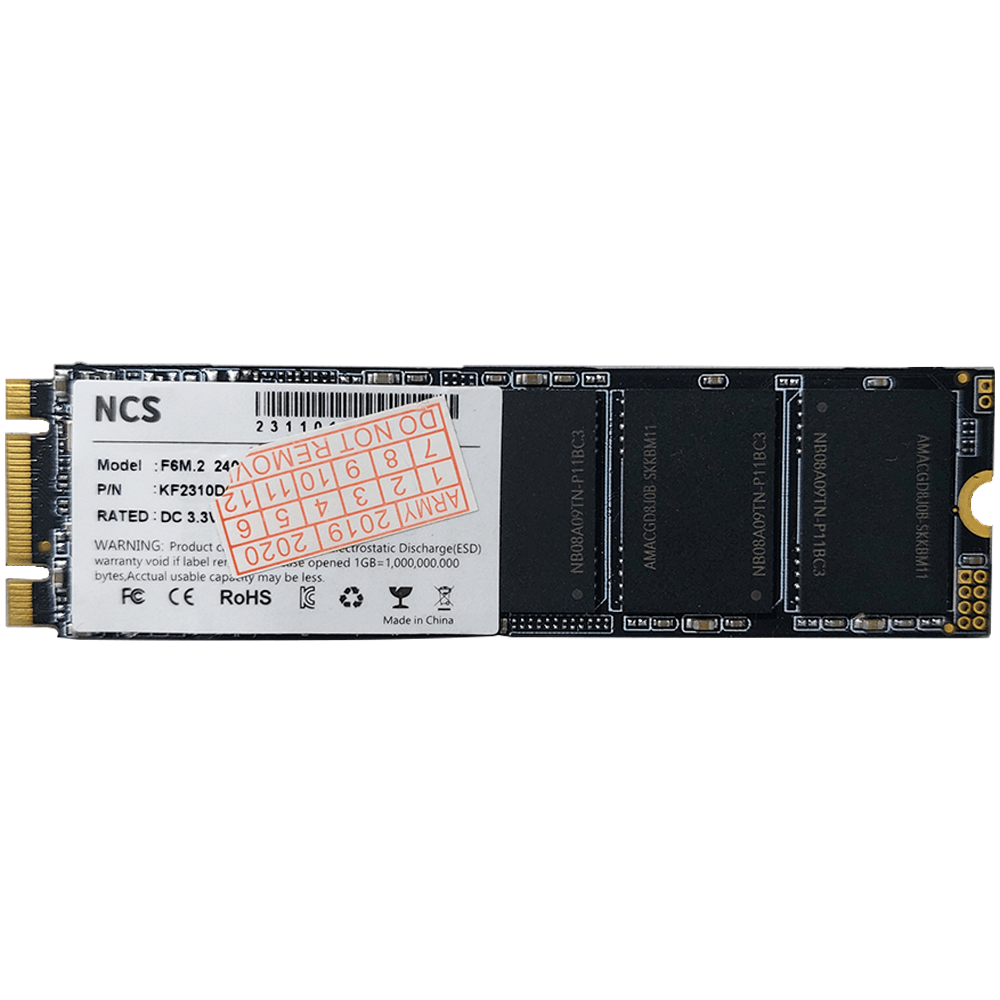NCS 240GB SATA M.2 SSD (Original Used)