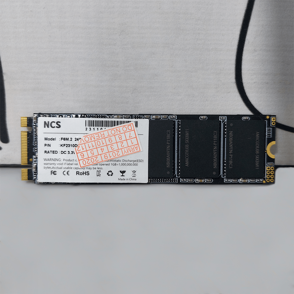 NCS 240GB SATA M.2 SSD (Original Used)