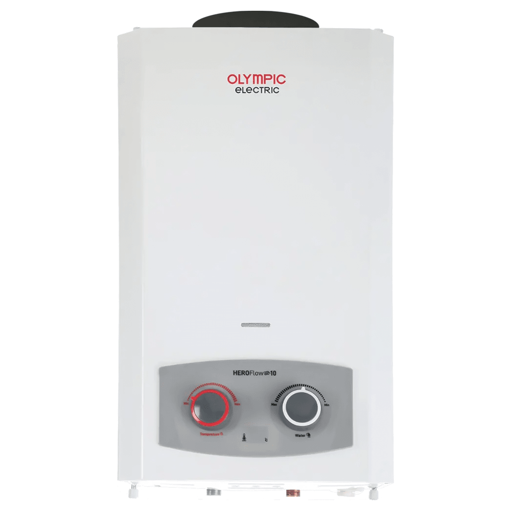 Olympic Gas Water Heater Hero Flow 10L With Dual Power Source