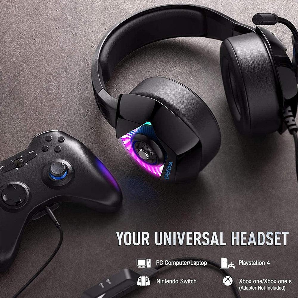 Onikuma K6 RGB Gaming Headset - Kimo Store