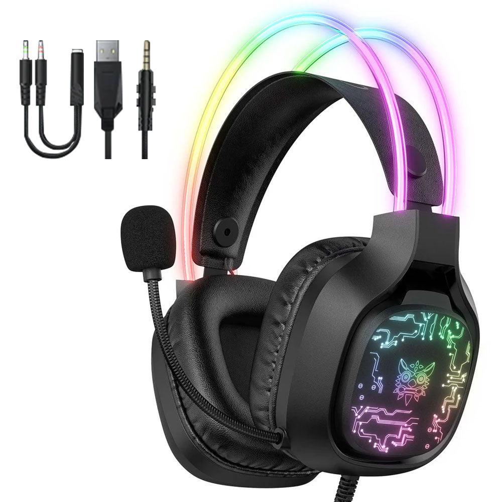 Onikuma X22 RGB Gaming Headset - Black