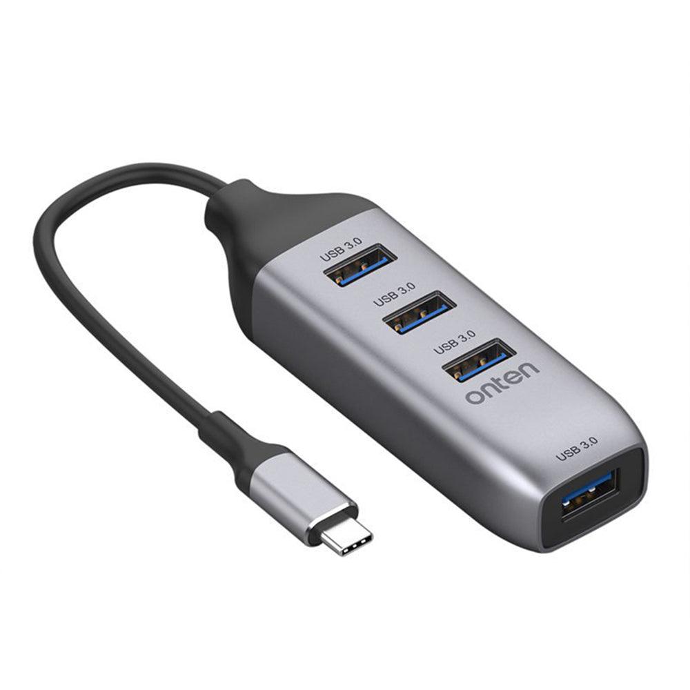 Onten OTN-95118U Type-C To USB 4 Port HUB Converter