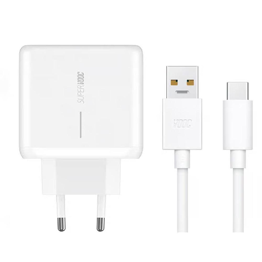 Oppo SuperVOOC VCA7GACH Wall Charger Type-C Cable 65W Fast Charging (Copy)