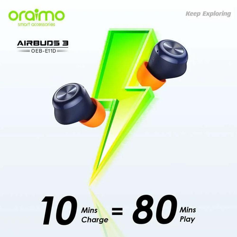 Oraimo AirBuds 3  True Wireless Earbuds - Blue