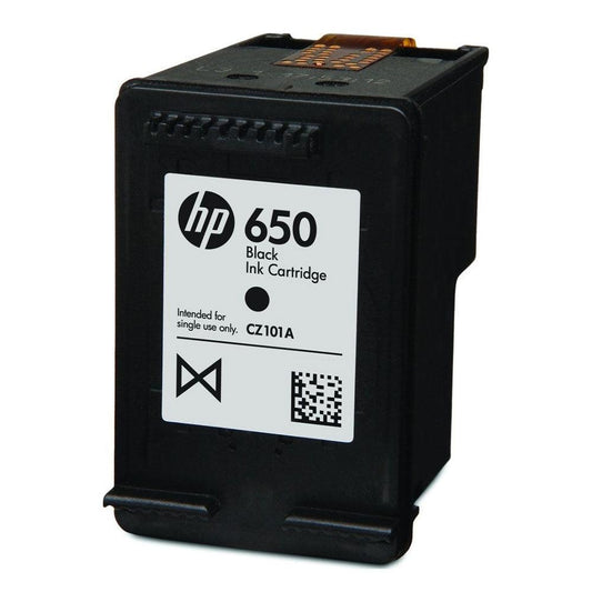 Pack of 2 HP 650 Original Ink Cartridge Set Black & Tri Color