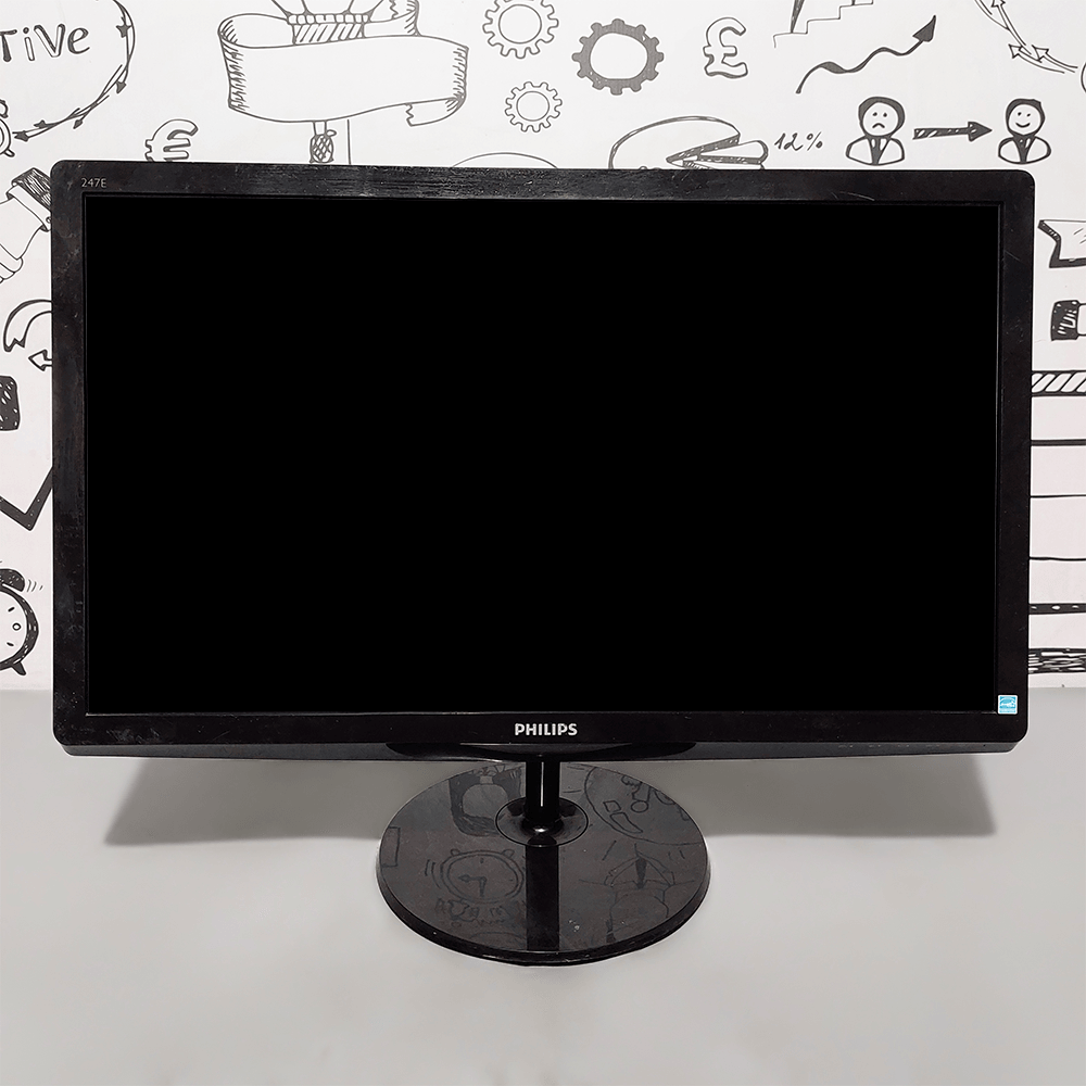 Philips 247E 24 Inch LED FHD HDMI Monitor (Grade A) Original Used - Kimo Store