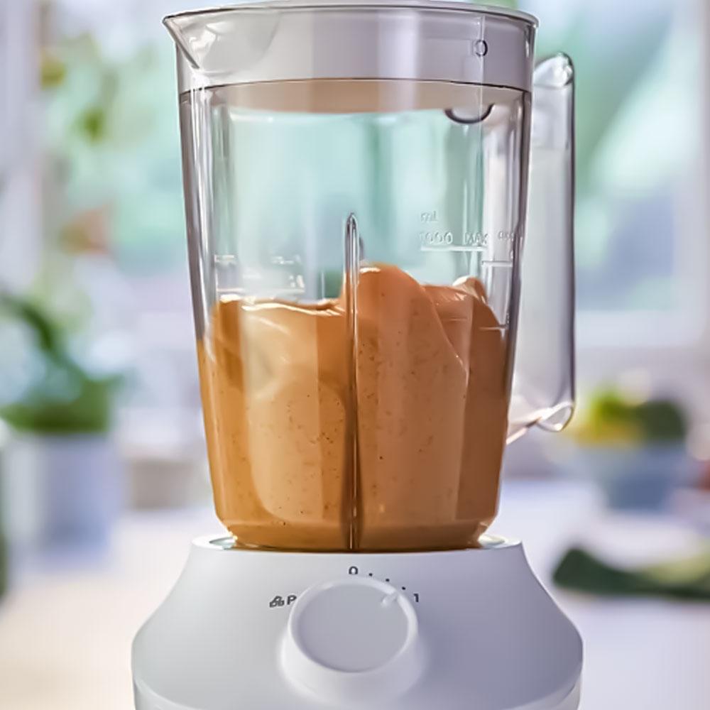 Philips 3000 Series Countertop Blender, 1 Liter, 450 Watt, White - HR2041/16 - smart blending
