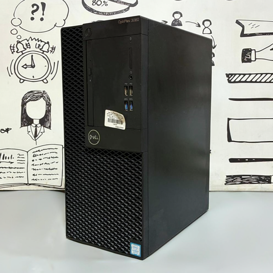 Dell OptiPlex 3060 Tower PC (Intel Core i3-8100 - 8GB DDR4 - No Hard - Intel UHD Graphics) Original Used