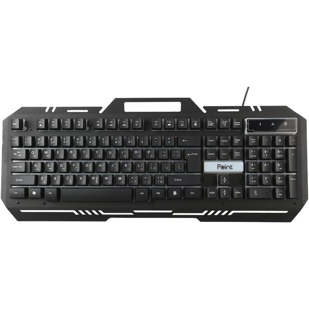 Point PT-80 Wired Gaming Keyboard English & Arabic