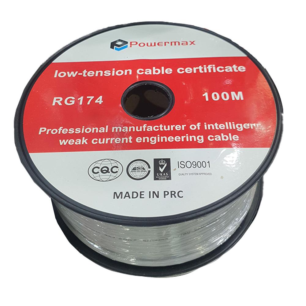 Power Max Coaxial Cable RG174 100m