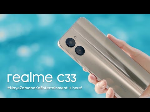 Realme C33 2023 Dual SIM (128GB / 4GB Ram / 6.5 Inch / 4G LTE) - Sandy Gold