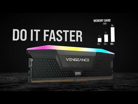 Corsair Vengeance RGB RAM 64GB (2x32GB) DDR5 6400MHz