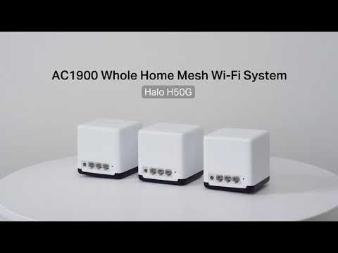 Mercusys Halo H50G AC1900 Whole Home Mesh Wi-Fi System 1900Mbps (1 Pack)