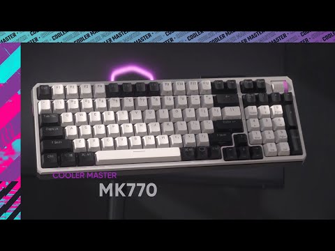 كيبورد كولر ماستر لاسلكي سويتش RGB  جيمنج إنجليزى MK770 Kailh Box V2 